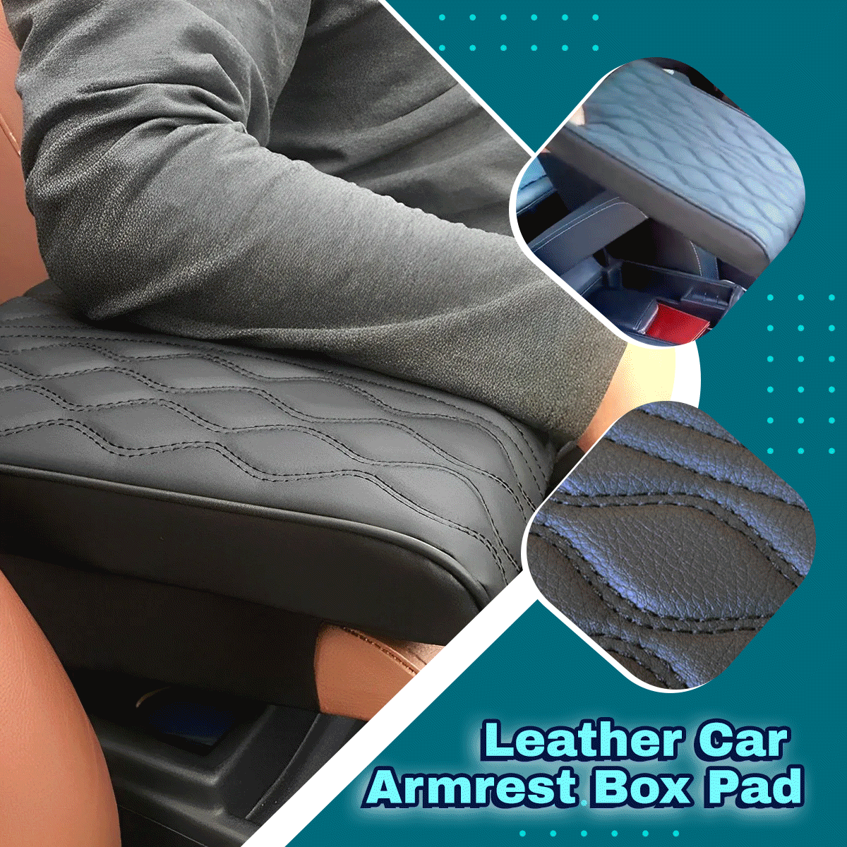 🌟 MONTHLY SPECIALS - 40% OFF🌟 Leather Car Armrest Box Pad